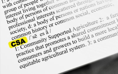 Good Food Glossary: CSA